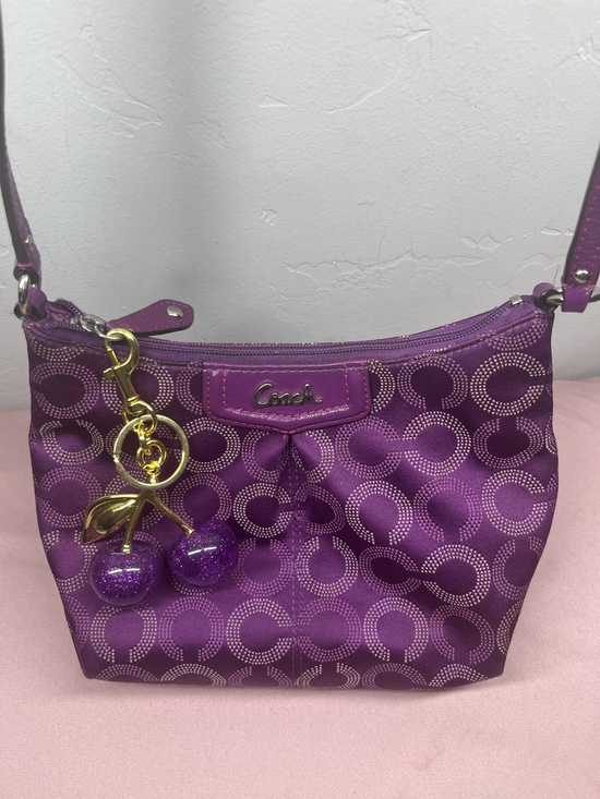 Coach Handbags - Coach Purple Signature C Crossbody